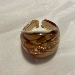 Murano  Glass Ring.